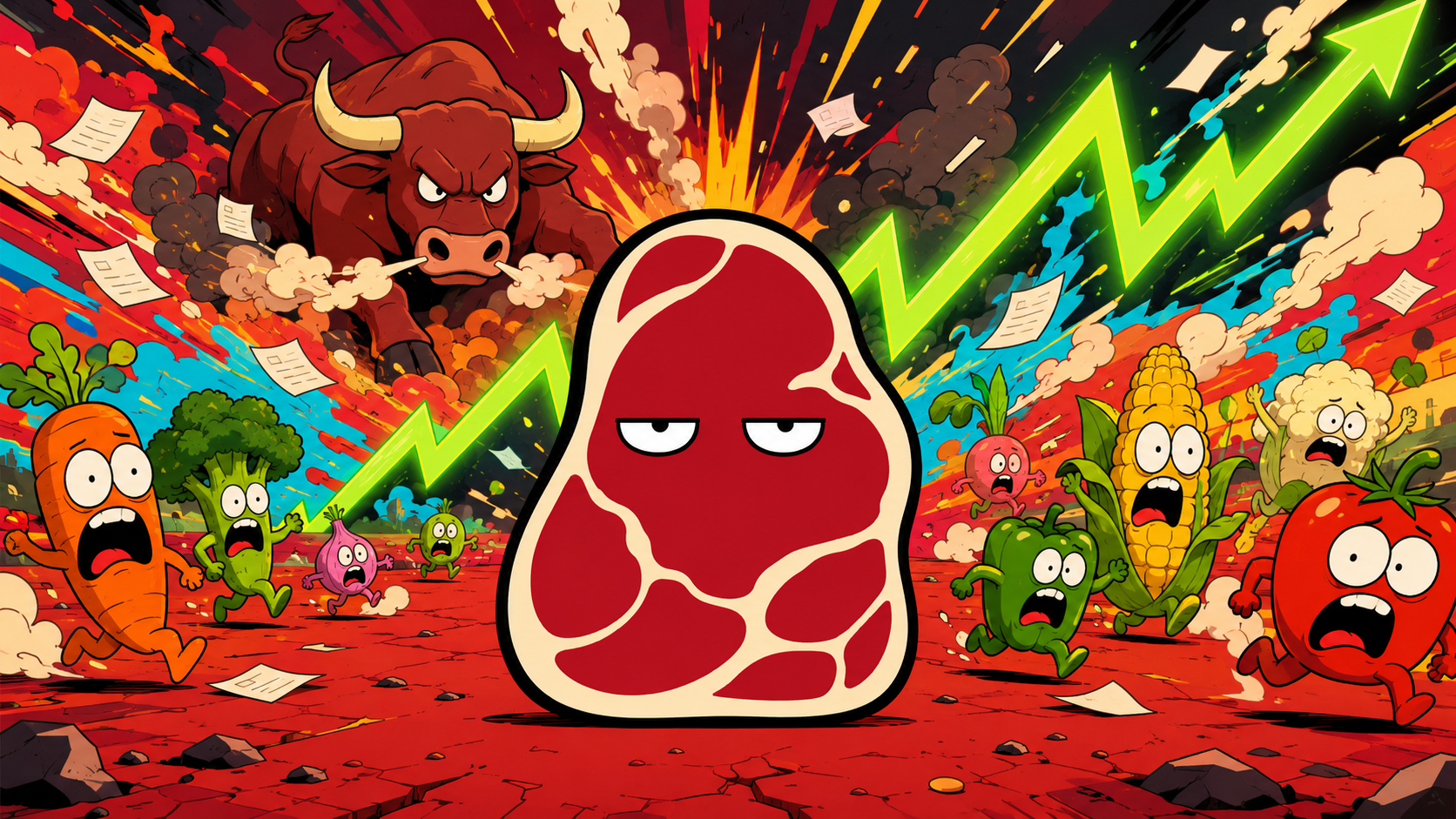 MEATMAN&trade; in the chaotic Meatverse