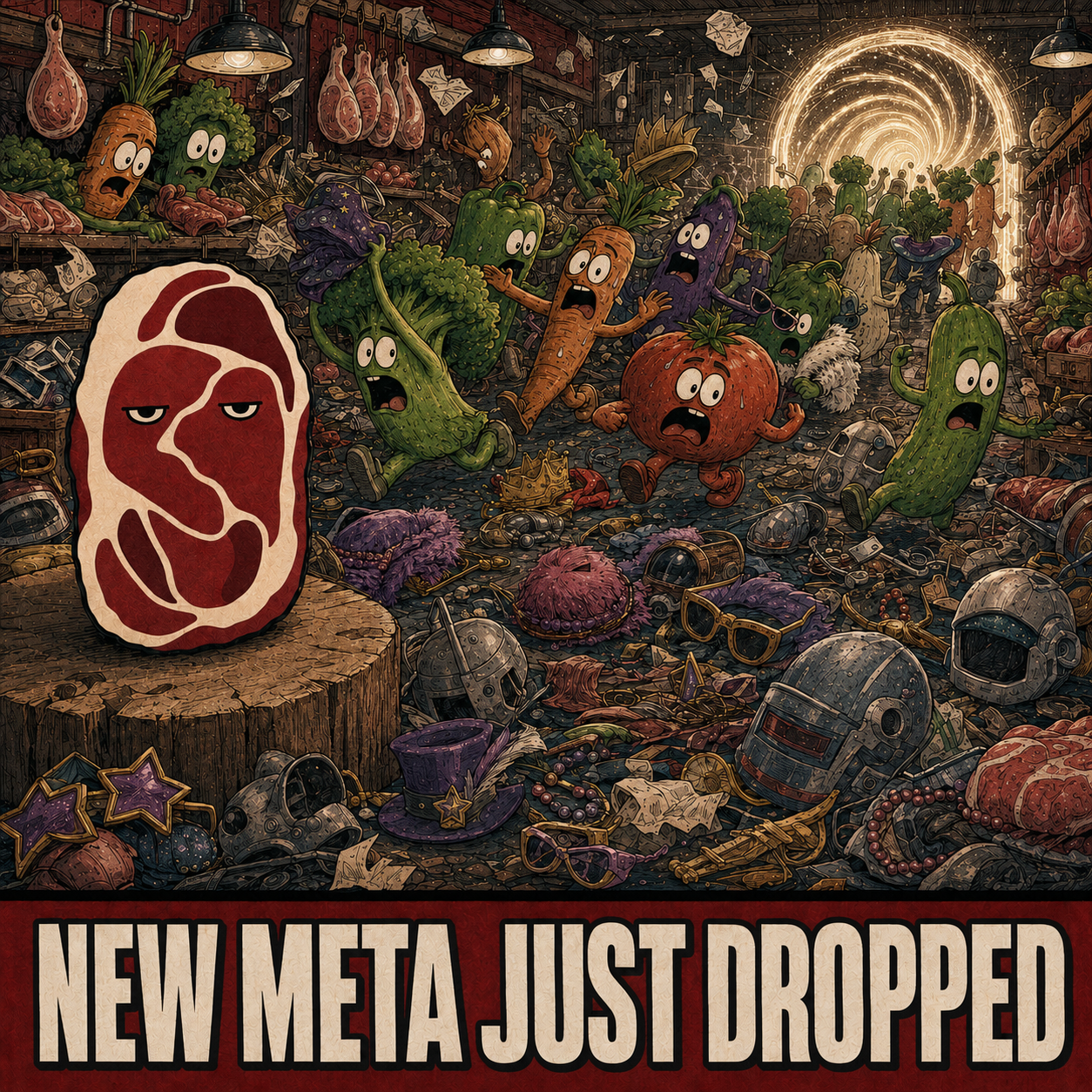 MEME 048 from the MEATMAN Meatverse