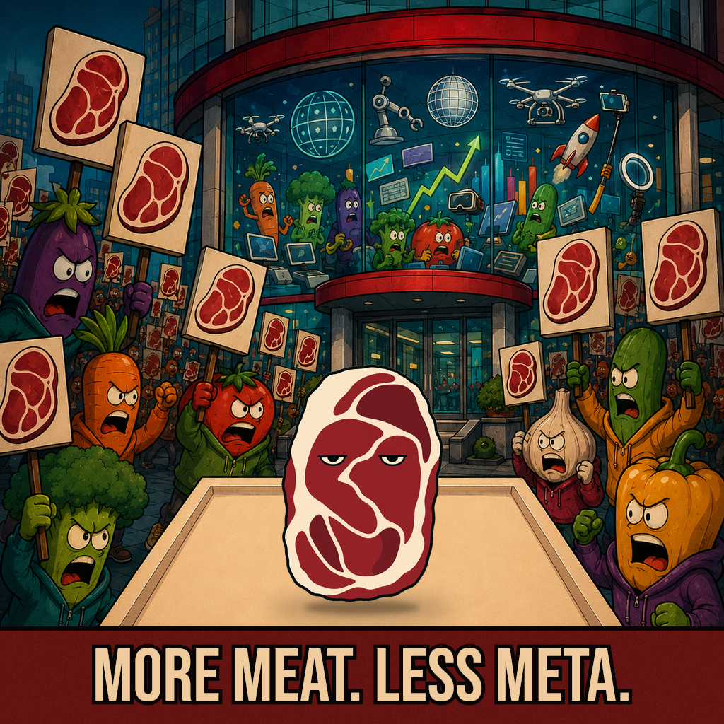 MEME 116 from the MEATMAN Meatverse