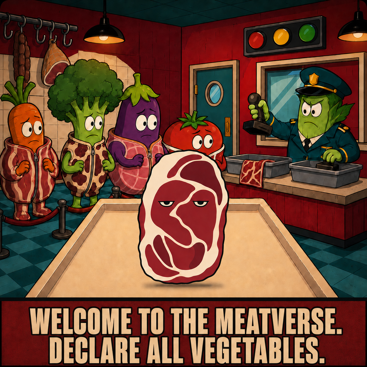 MEME 098 from the MEATMAN Meatverse