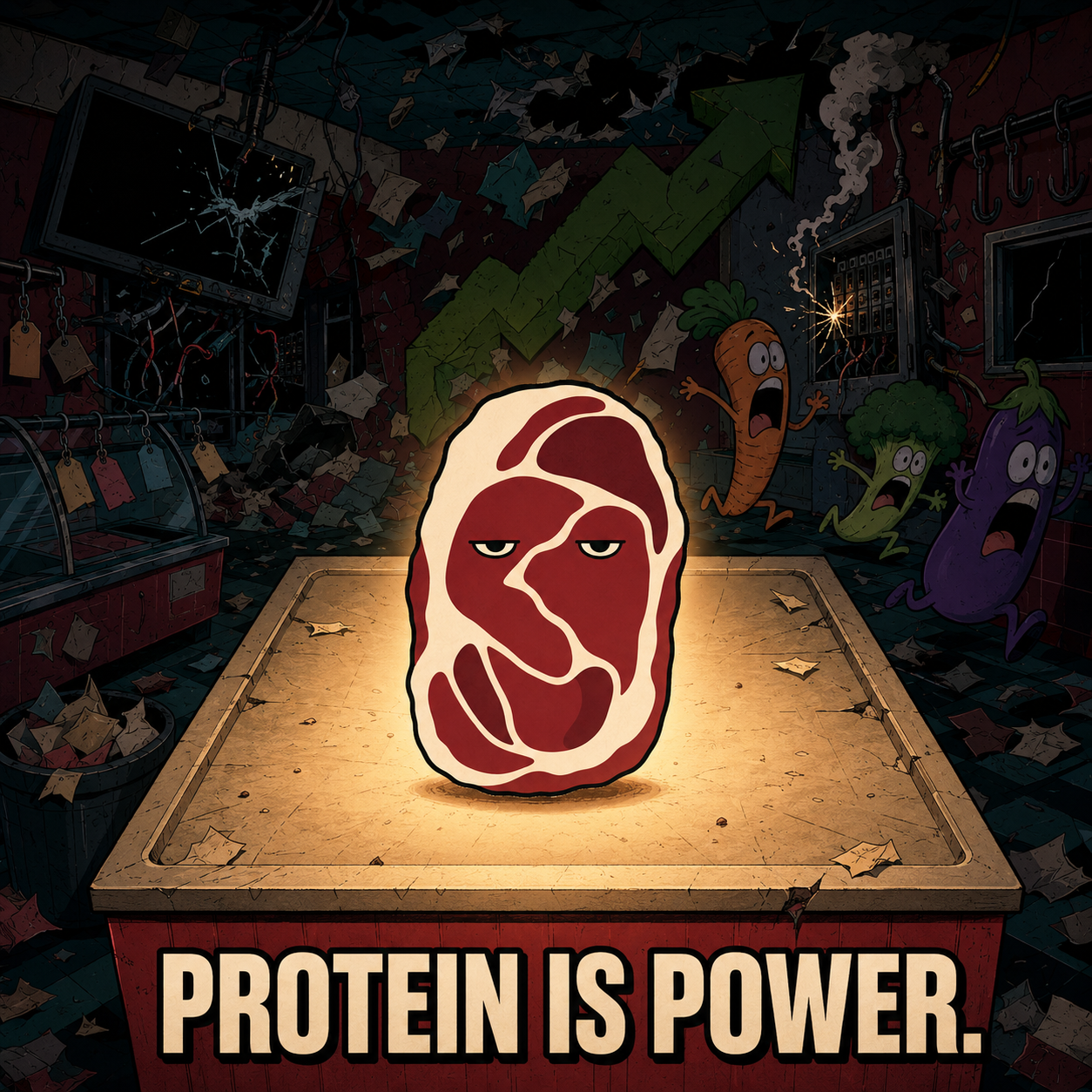 MEME 009 from the MEATMAN Meatverse