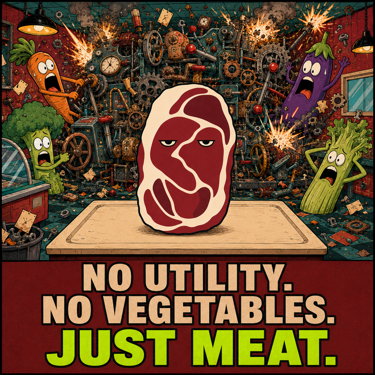 MEME 011 from the MEATMAN Meatverse
