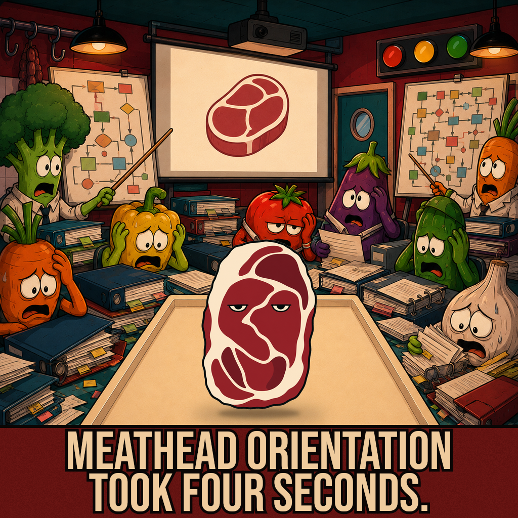 MEME 134 from the MEATMAN Meatverse